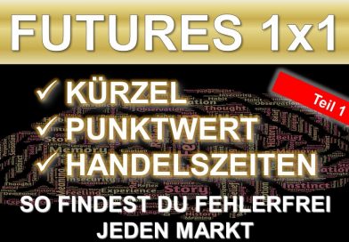 Futures 1×1  – Kürzel, Punktwert, Handelszeiten